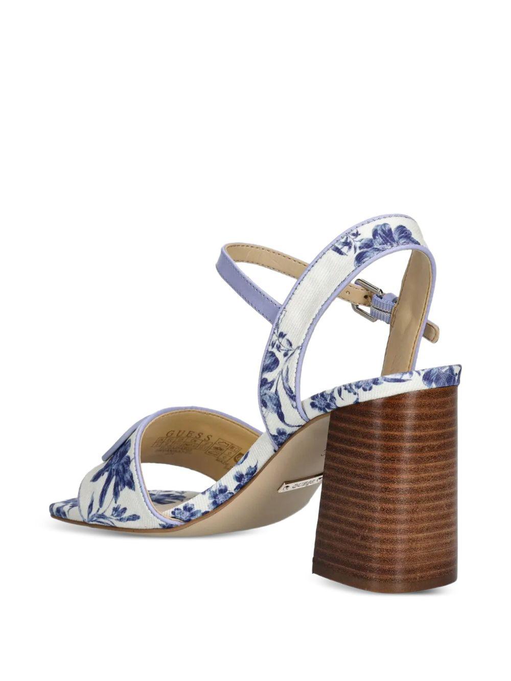 85mm Ganika floral-print sandals - 3