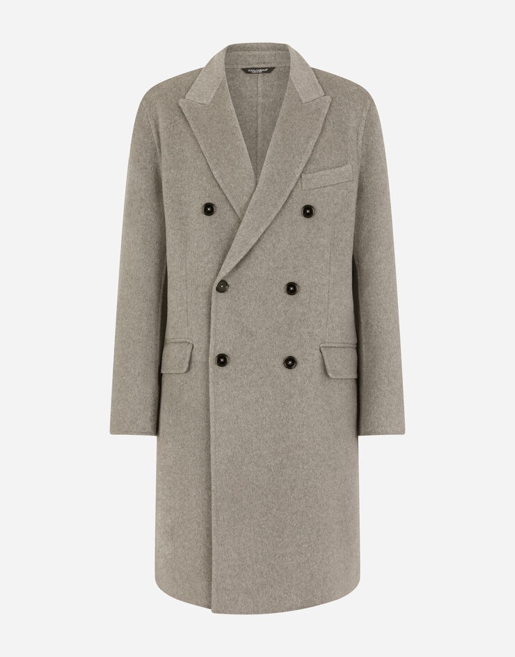 Double-breasted double cashmere coat - 3