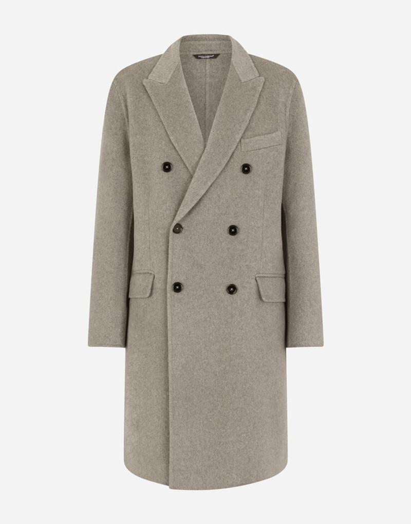 Double-breasted double cashmere coat 3