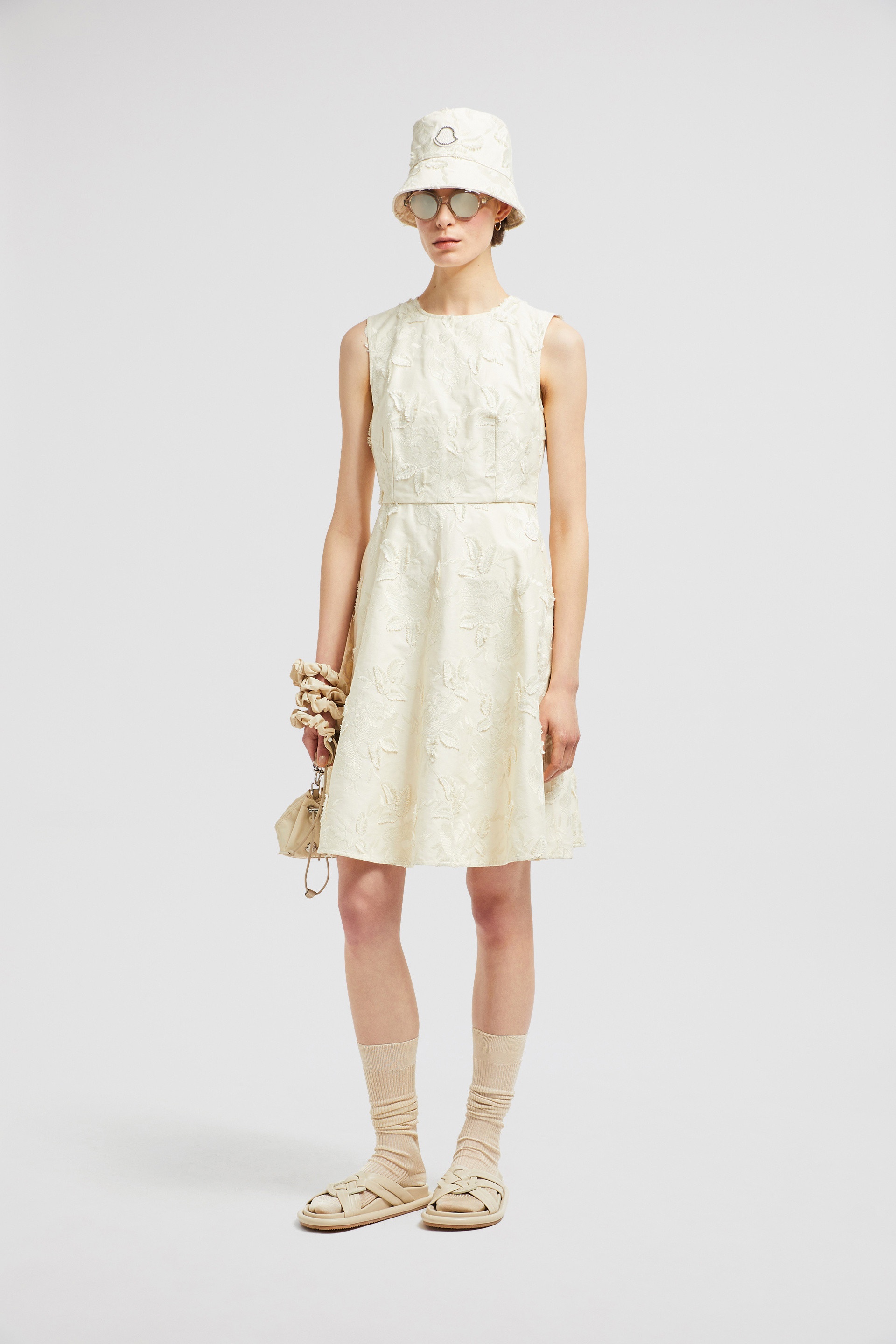 Floral Gabardine Dress - 2