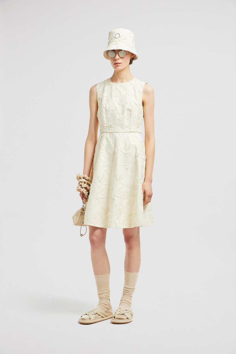 Moncler Floral Gabardine Dress outlook