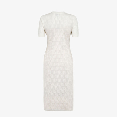 FENDI White cotton dress outlook