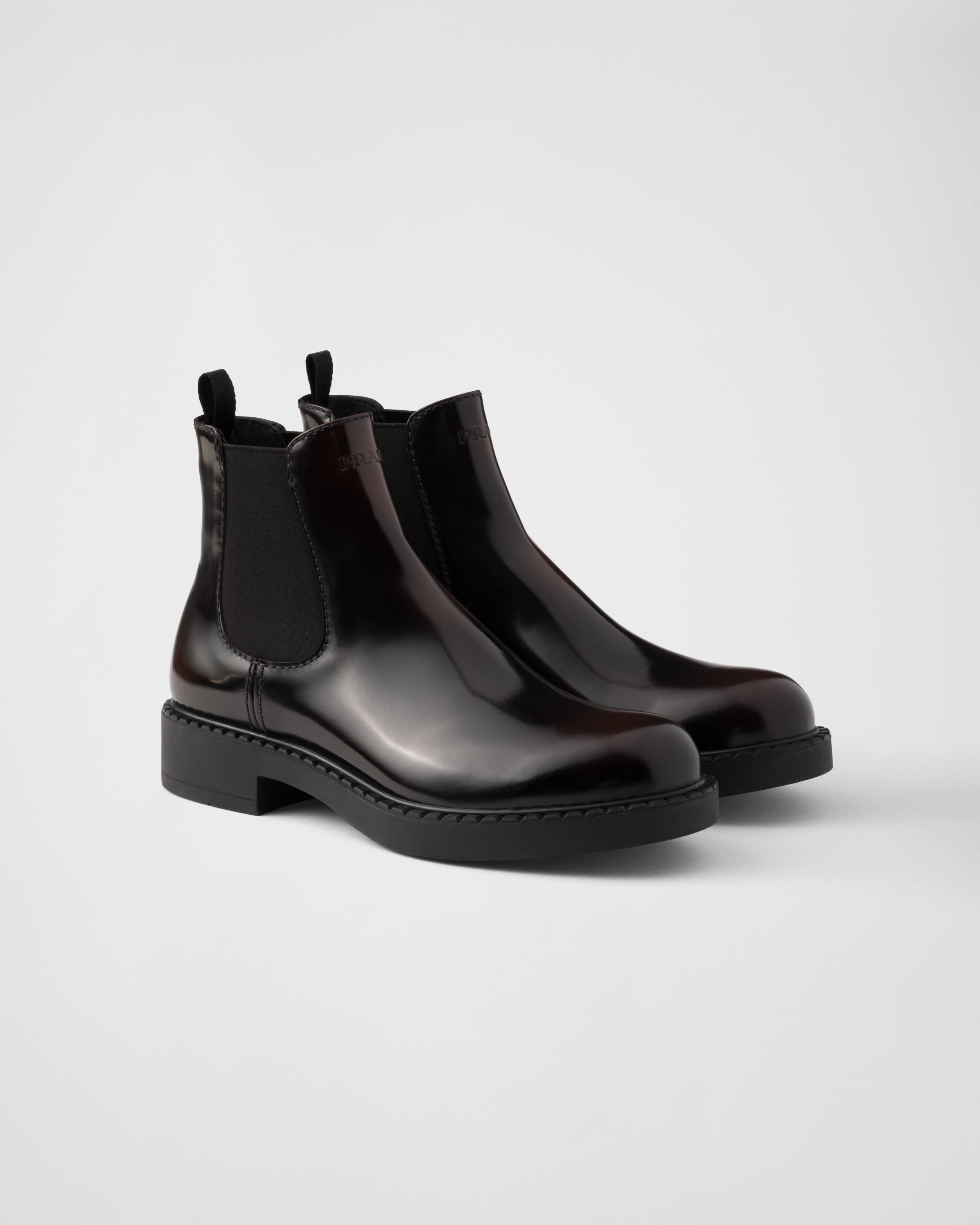 Brushed leather Chelsea boots - 1