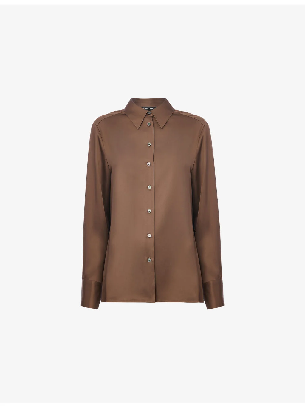 Metallic Long-Sleeve Woven Shirt - 1