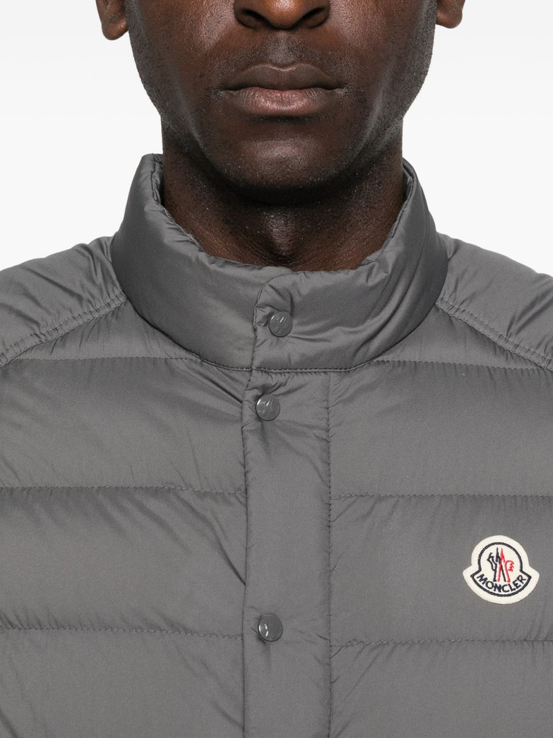 zip quilted gilet 5