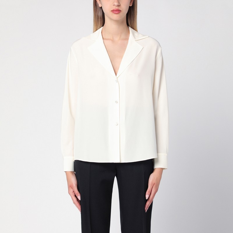 Ivory silk shirt - 1