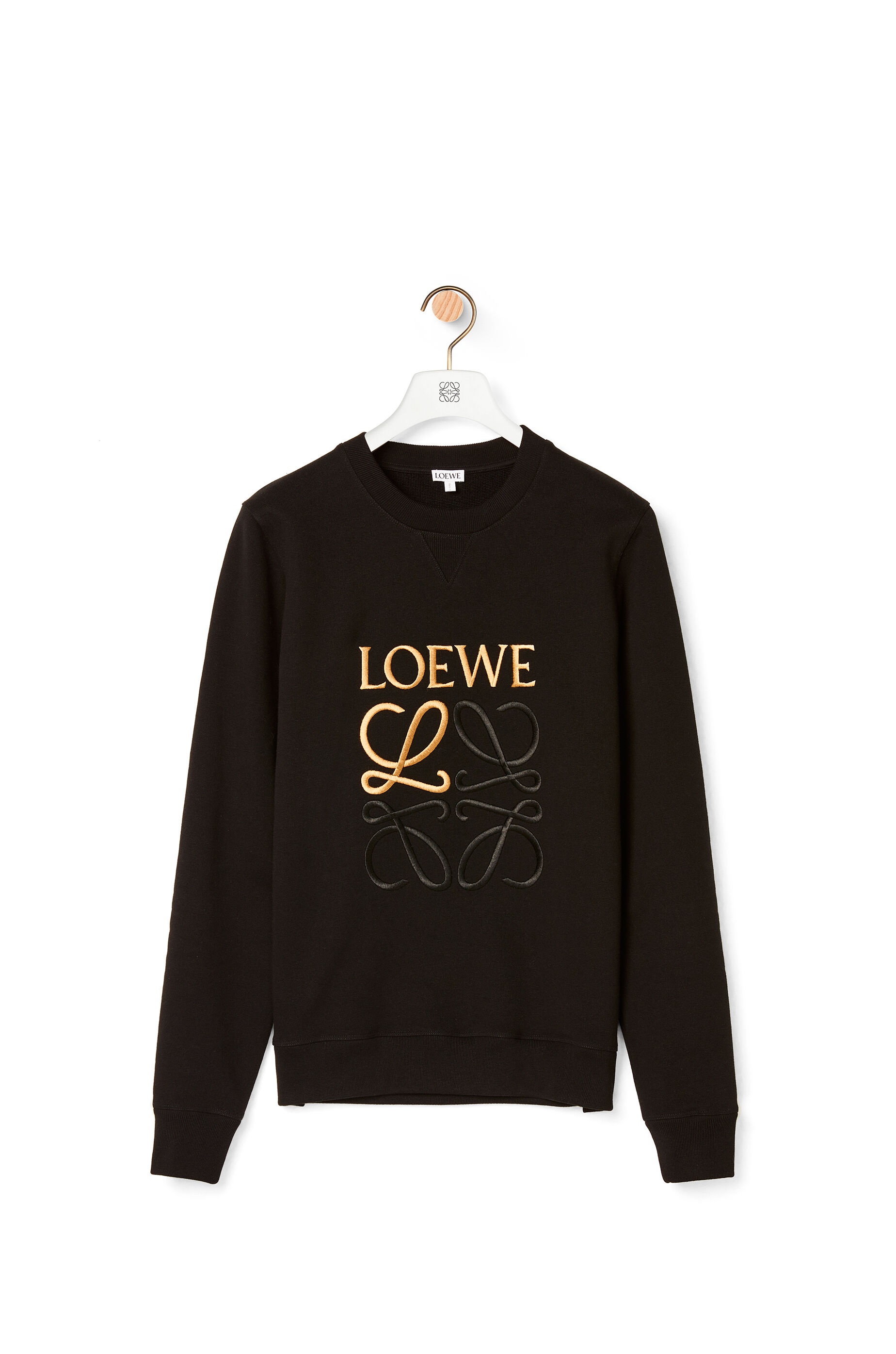 LOEWE Anagram embroidered sweatshirt in cotton - 1