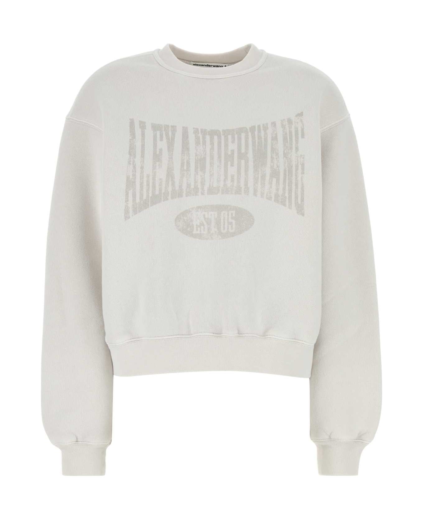 Chalk Cotton Blend Oversize Sweatshirt - 1