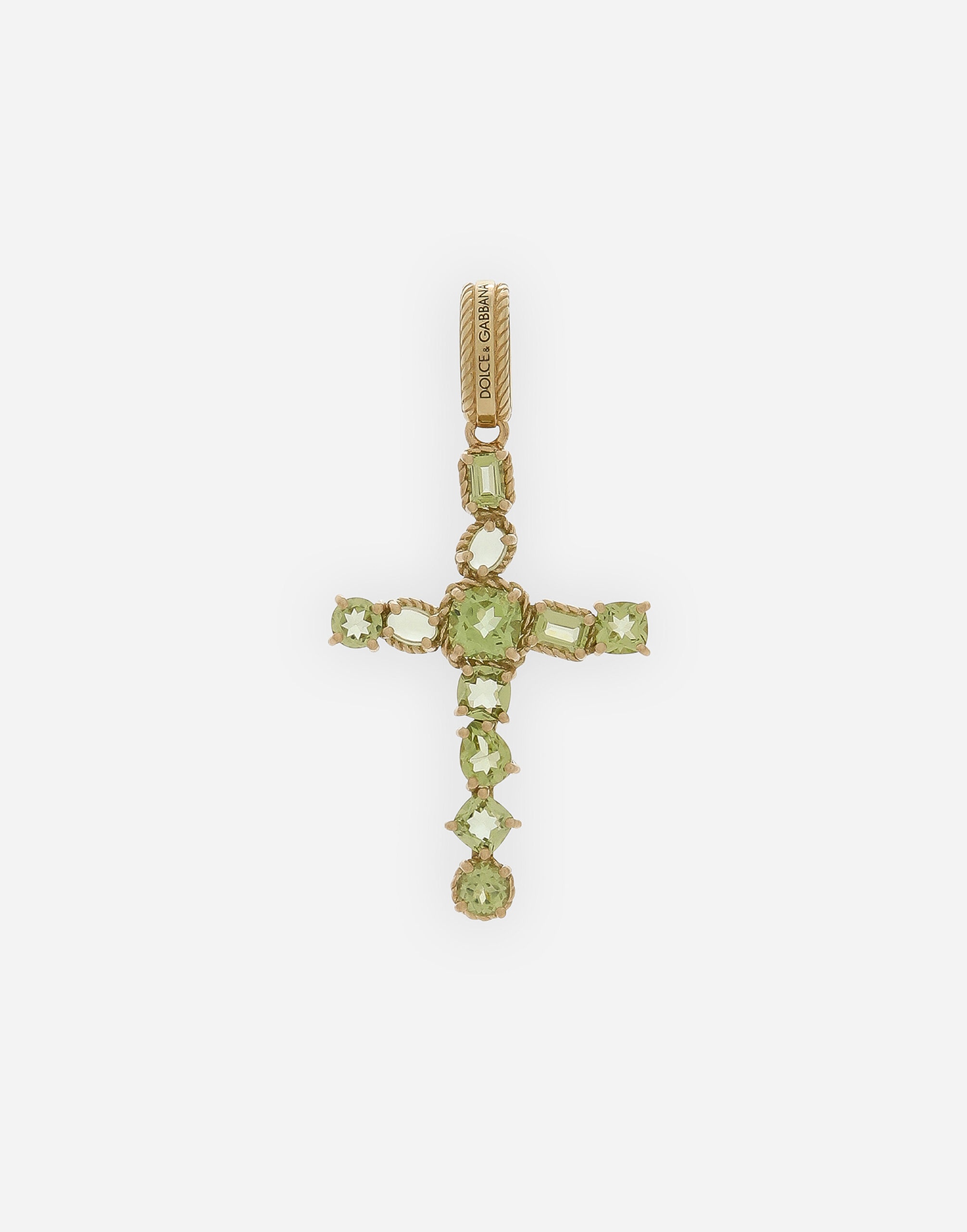 Anna Charm in yellow gold 18Kt and peridots - 1