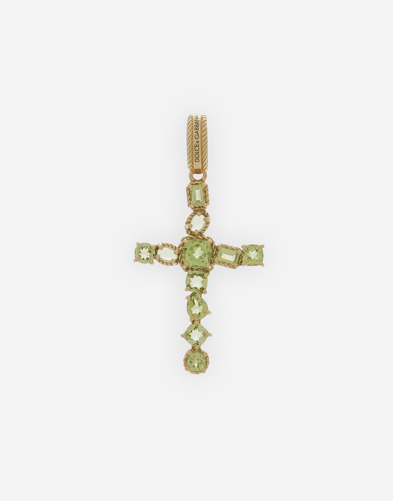 Charm Rainbow 18 carat yellow gold and peridots 1