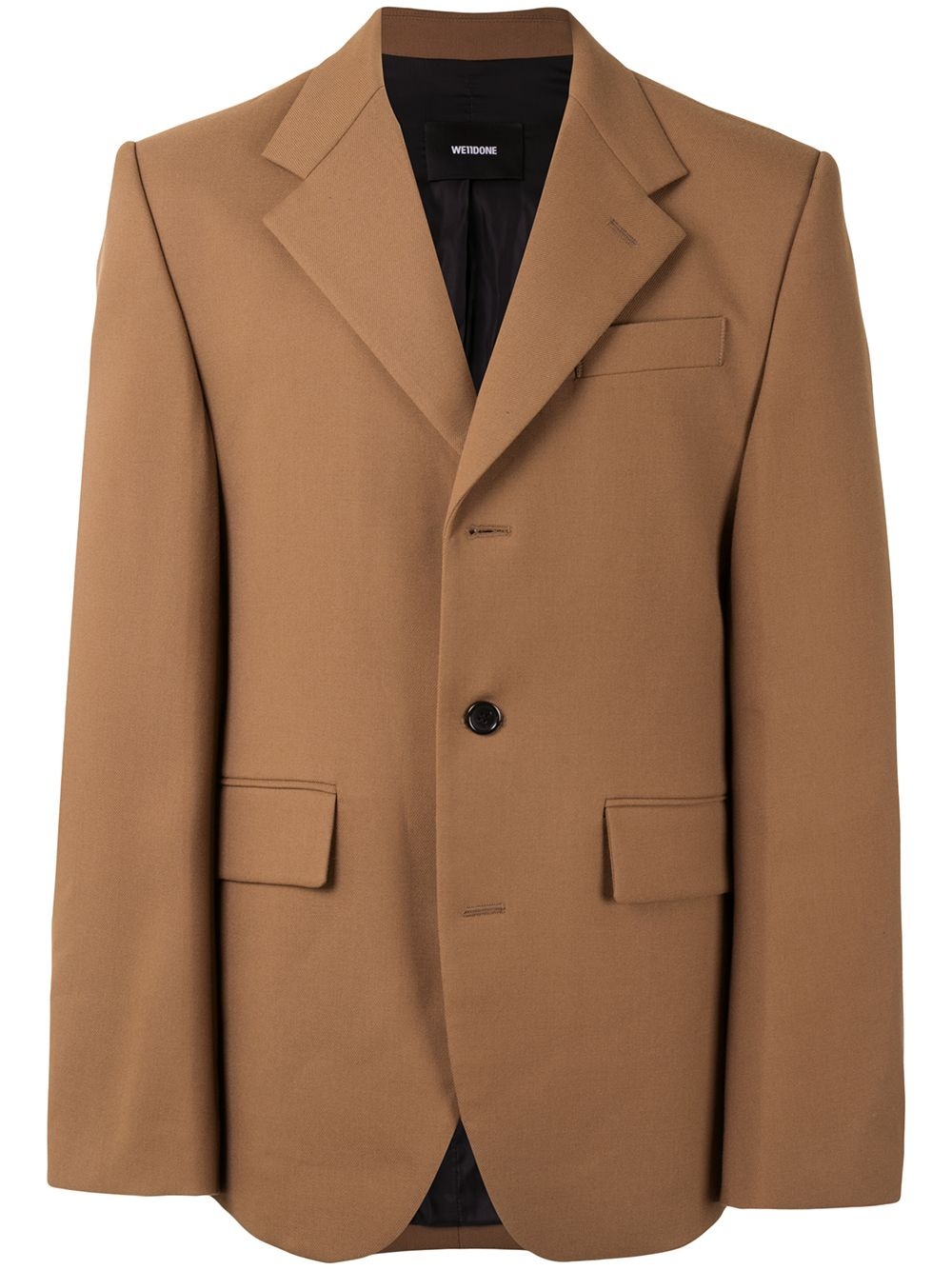 peak-lapel single-breasted blazer - 1