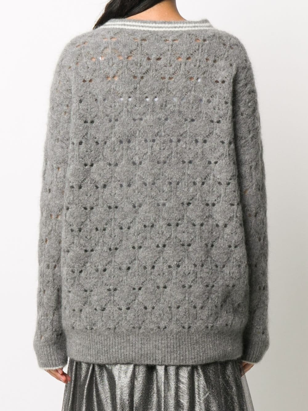 open-knit jumper - 4