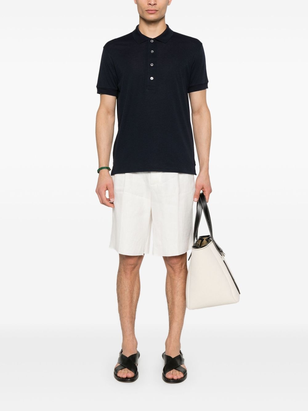 linen shorts - 2
