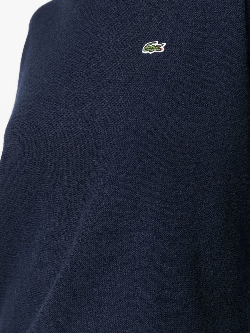 logo-patch crew-neck jumper - 5