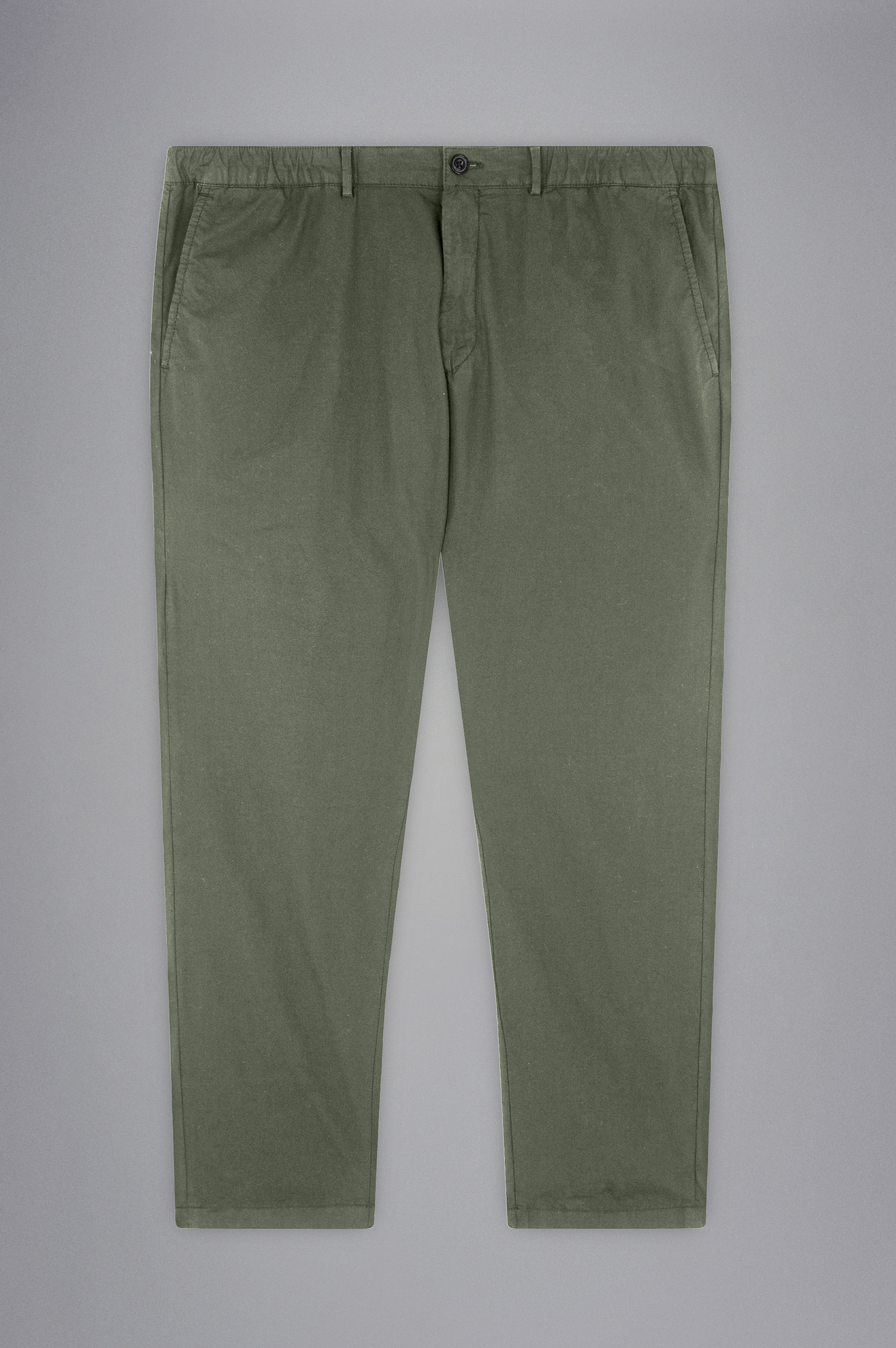 ULTRA-LIGHT POPLIN COTTON CHINO TROUSERS - 1