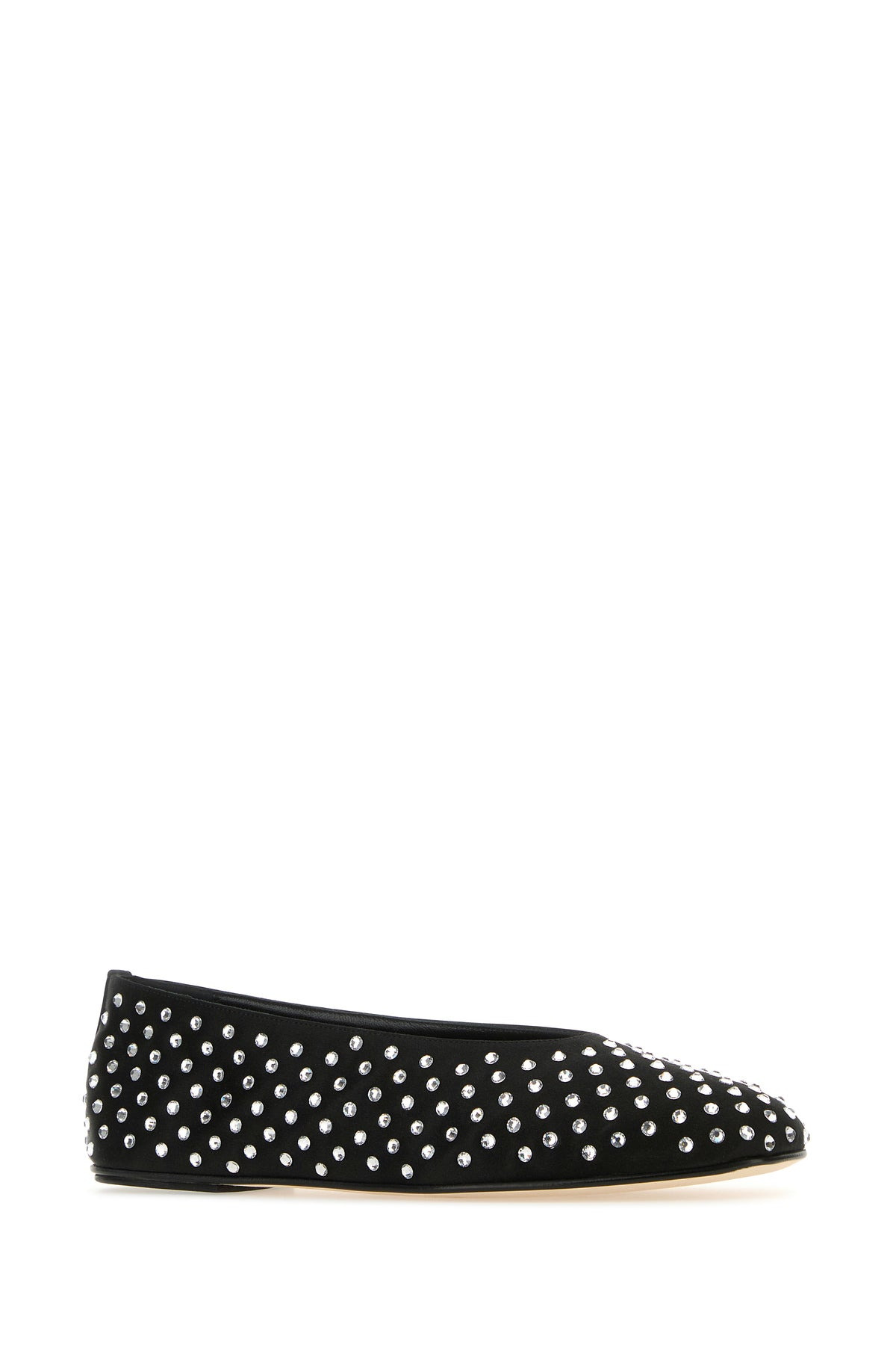 Black satin ballerinas - 2