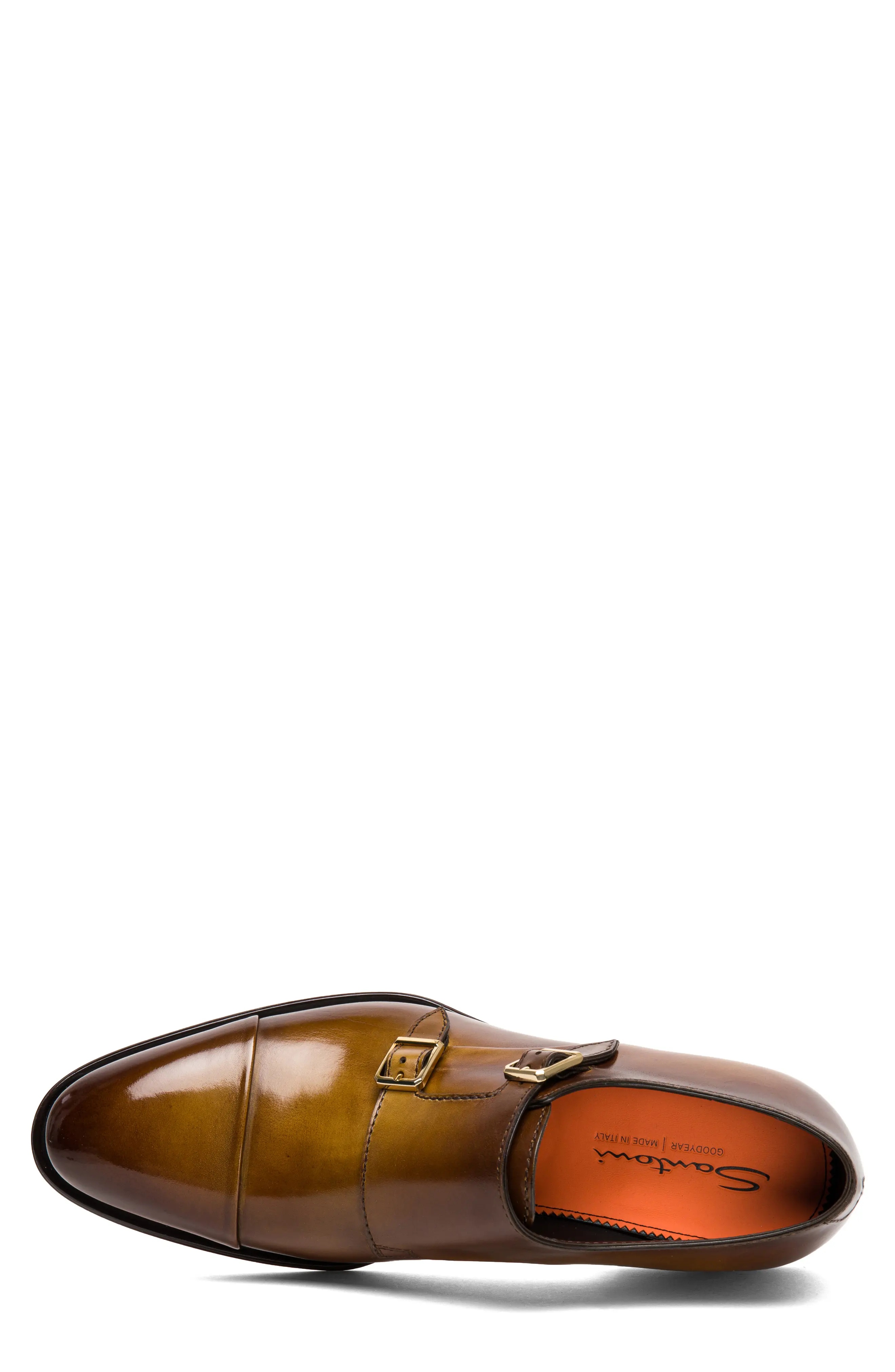 Dithered Double Monk Strap Shoe - 3