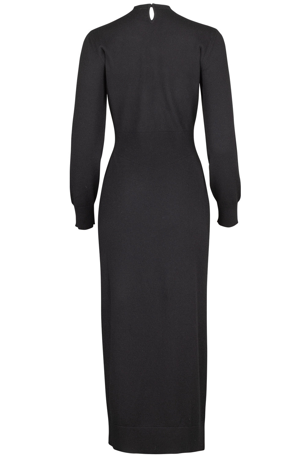 Long Sleeve Slit Dress - 2