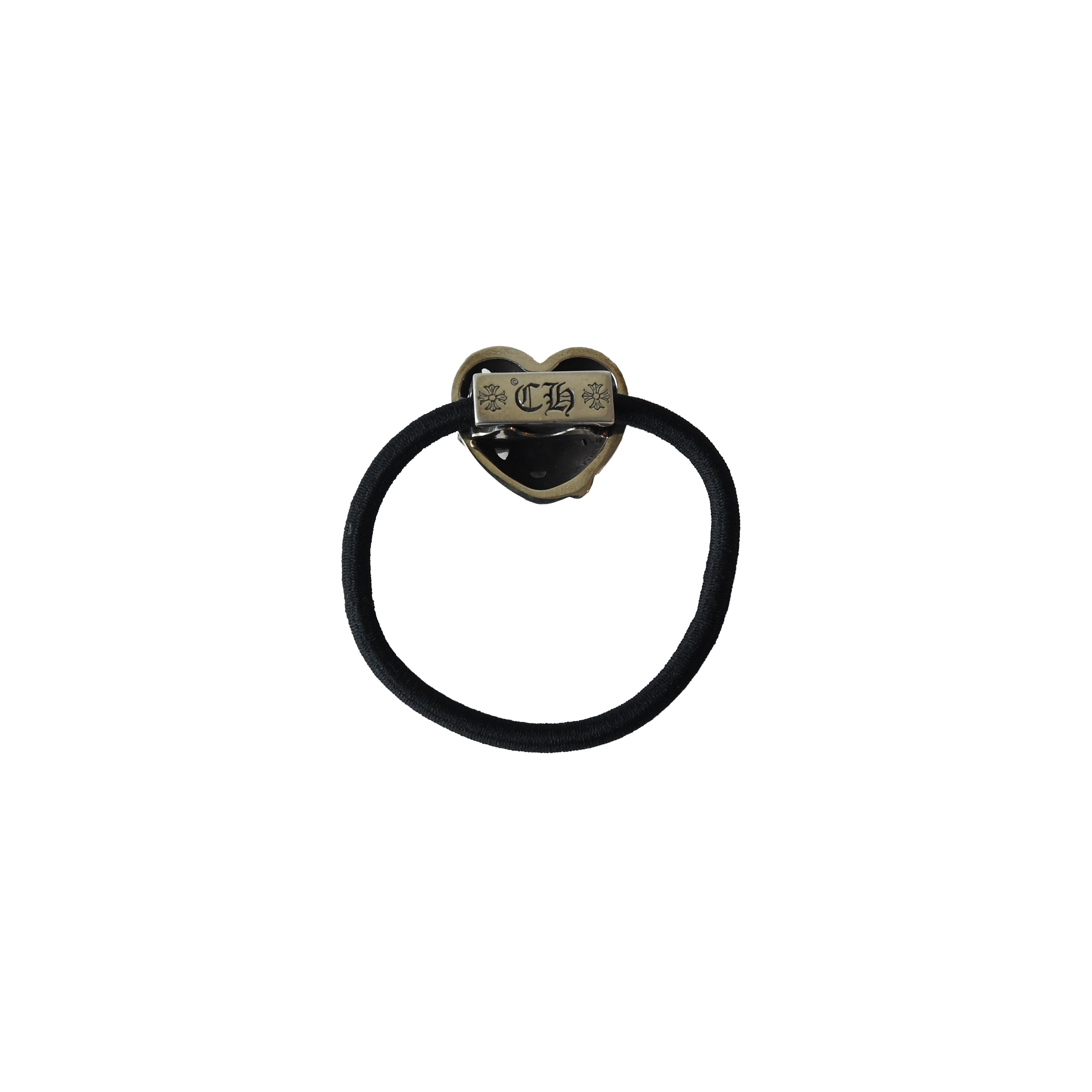 Chrome Hearts Vine Heart Hair Tie Black - 2