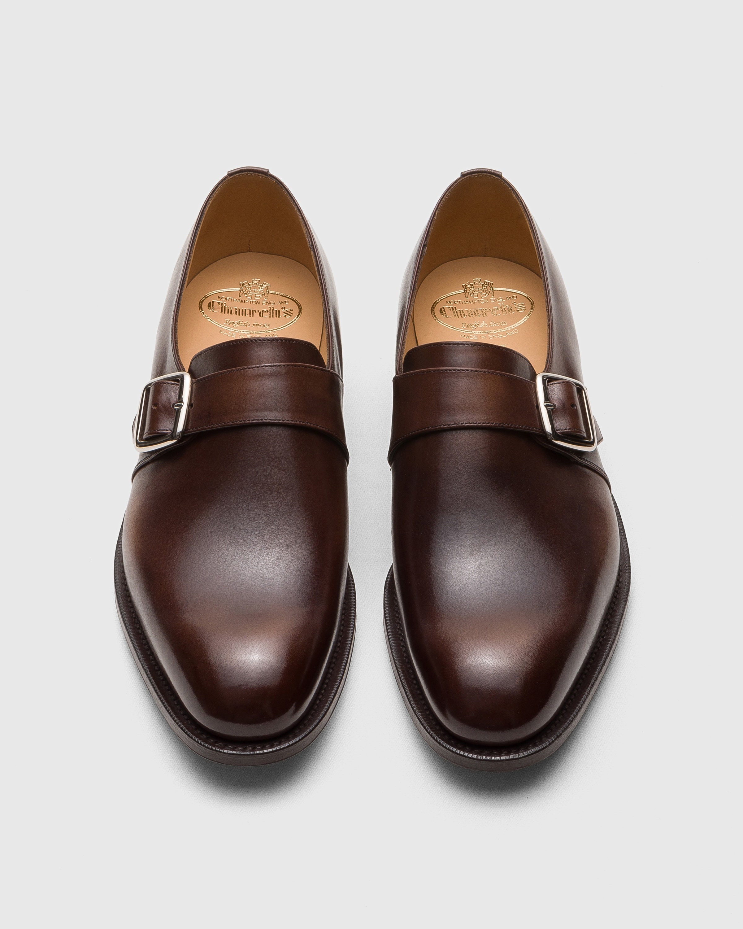 Bleached Calfskin Monk Strap - 5