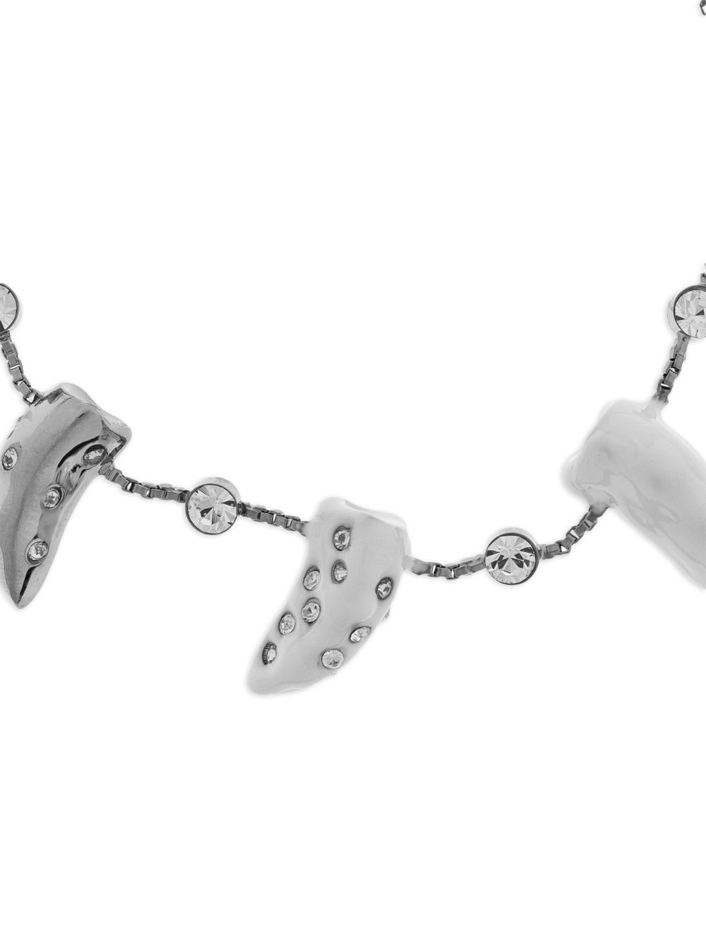 crystal-embellished charm bracelet - 3