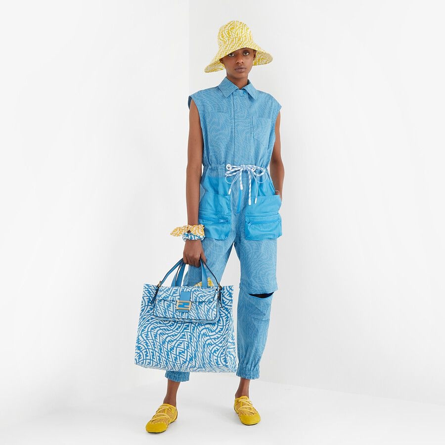 Light blue denim jumpsuit - 5
