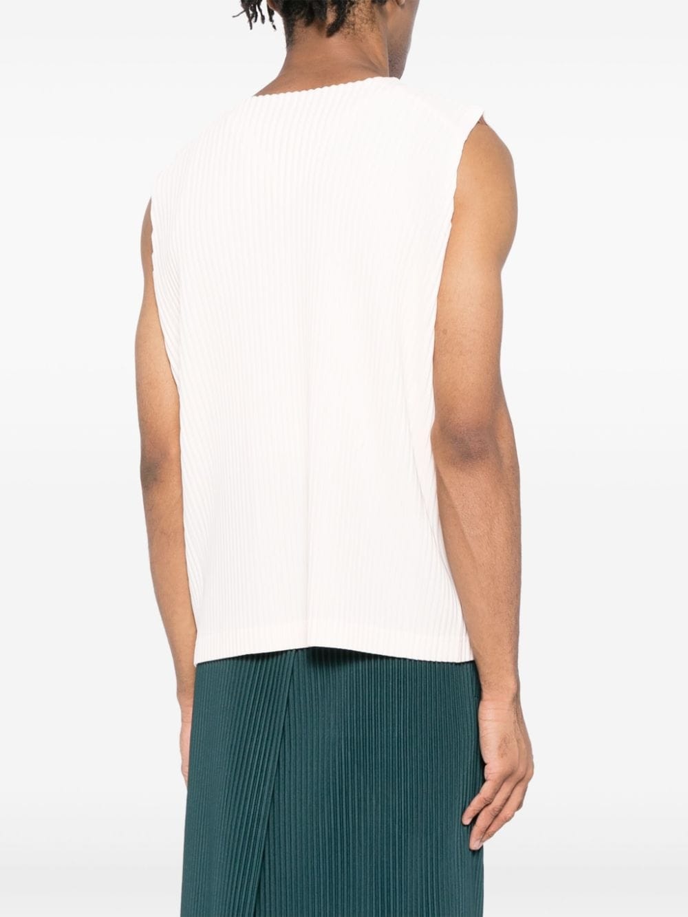 August pleated tank top - 4