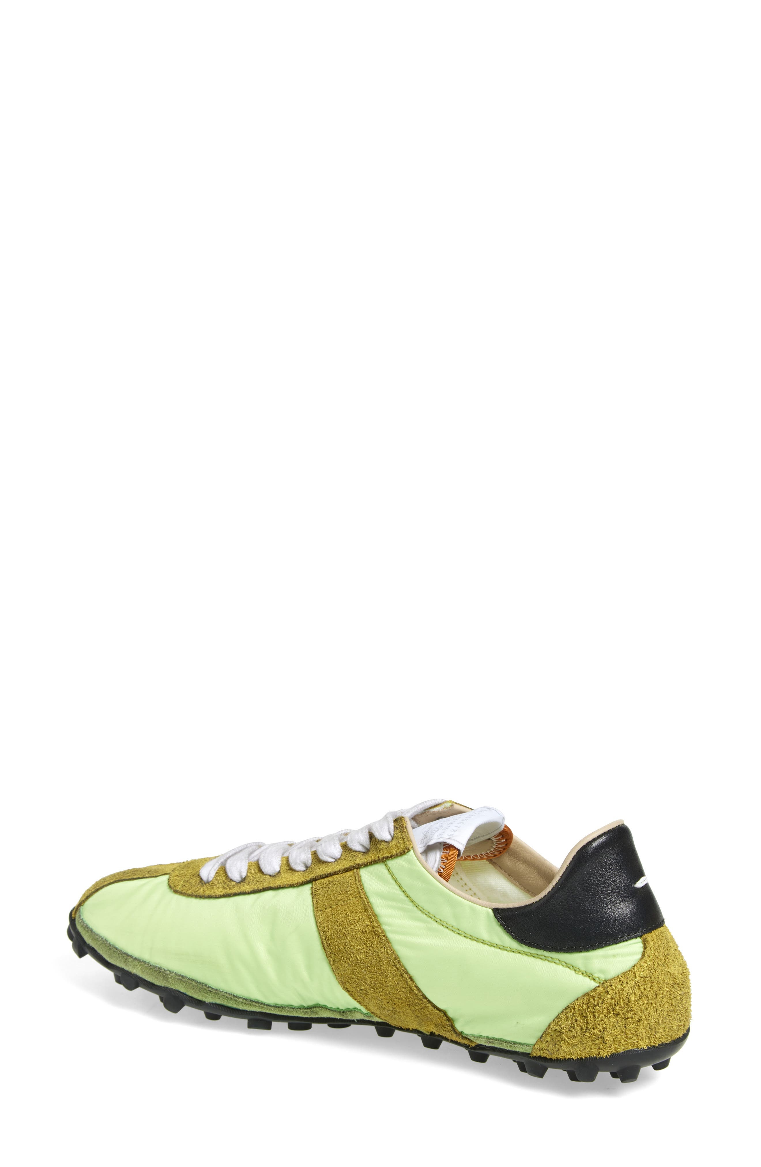 Maison Margiela Sprinter Low Top Sneaker in Butterfly Green/Black at Nordstrom - 2