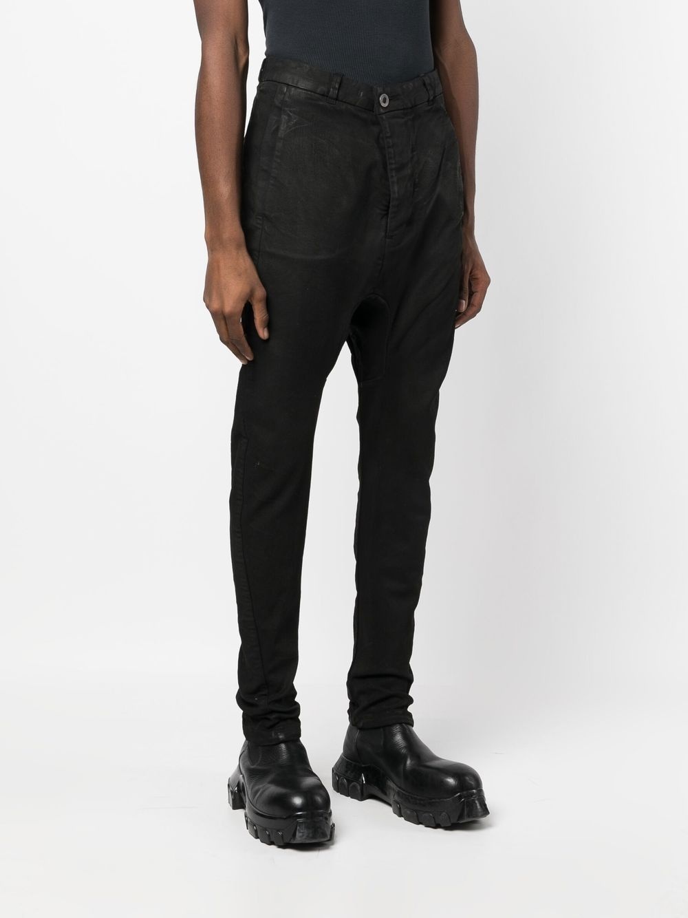 distressed slim-fit jeans - 3
