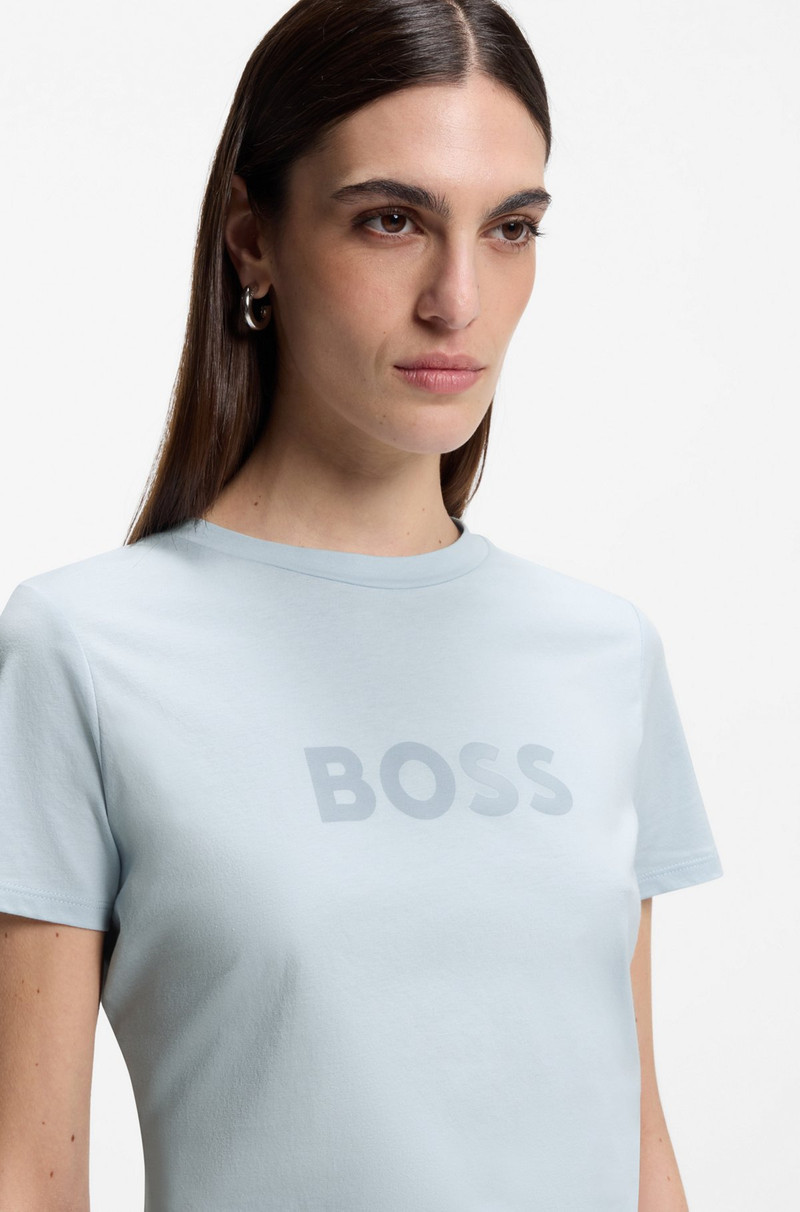 COTTON-JERSEY T-SHIRT WITH CONTRAST LOGO 5