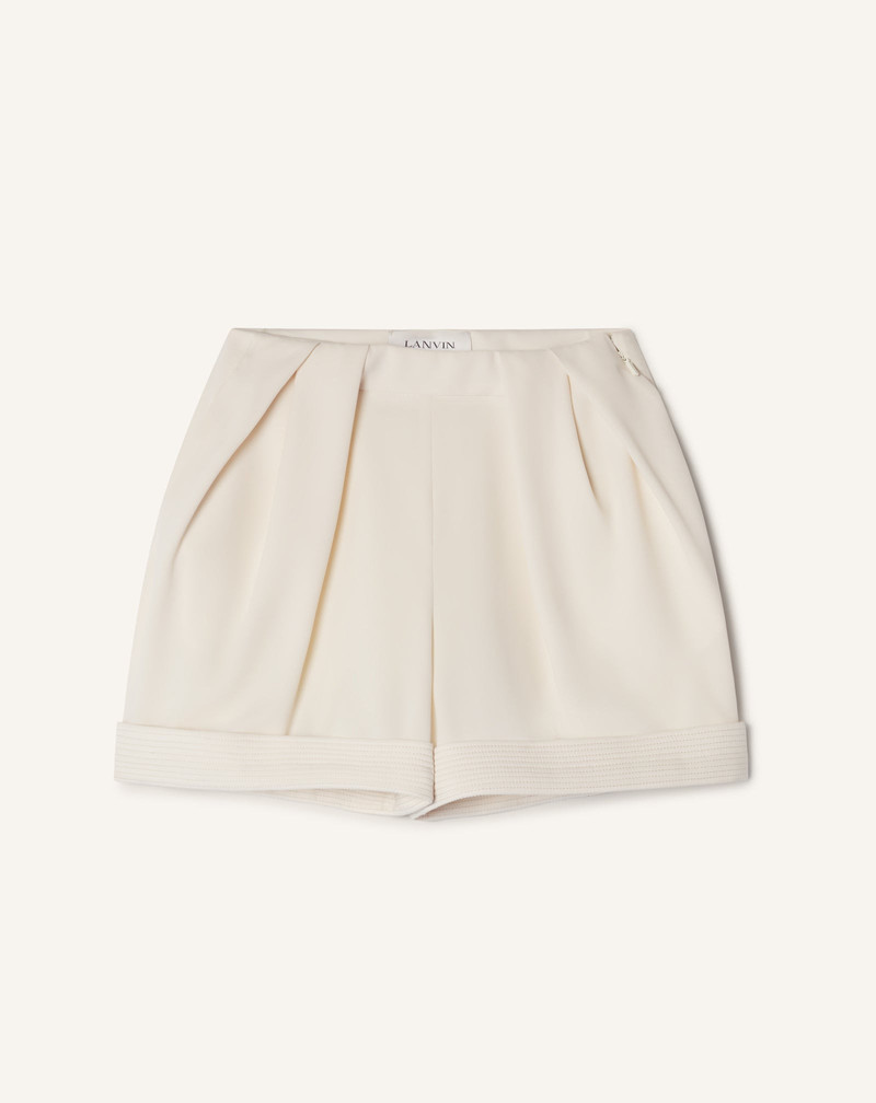CREPE PLEATED SHORTS 1
