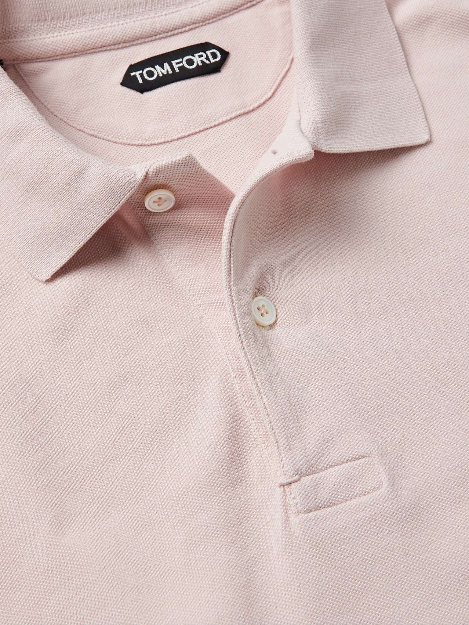 Garment-Dyed Cotton-Piqué Polo Shirt - 5