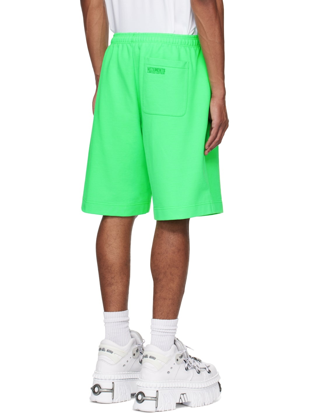 Green Oval Logo Shorts - 3