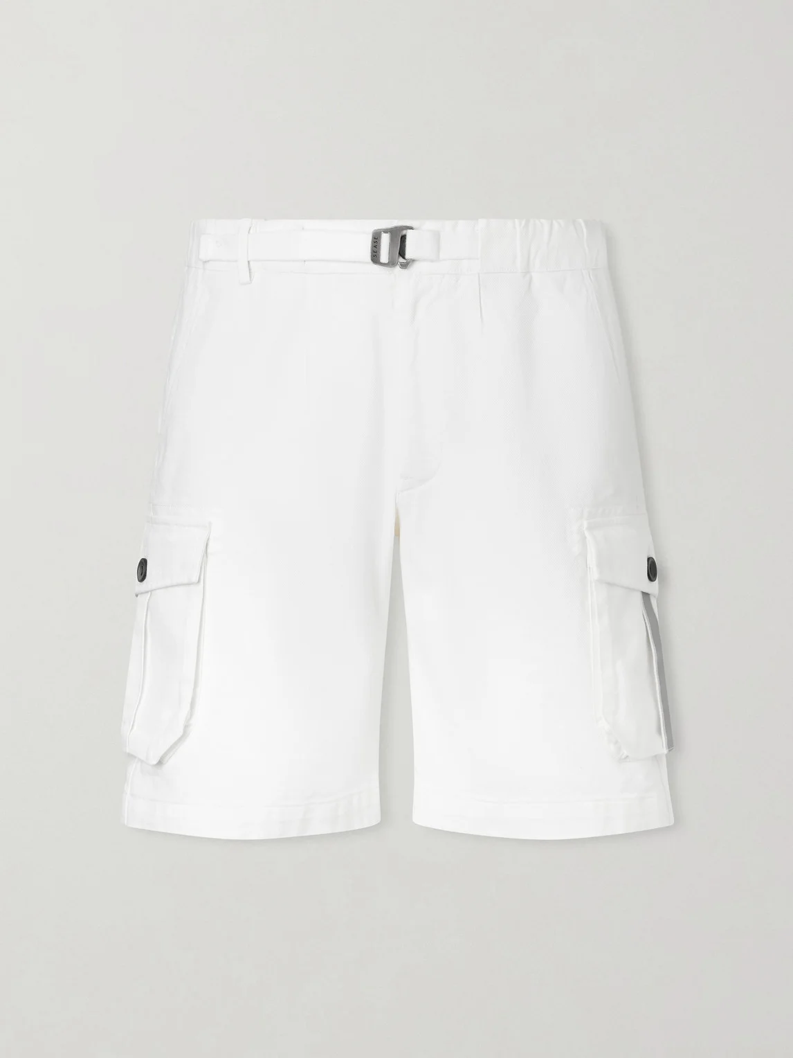 Straight-Leg Cotton-Twill Shorts - 1