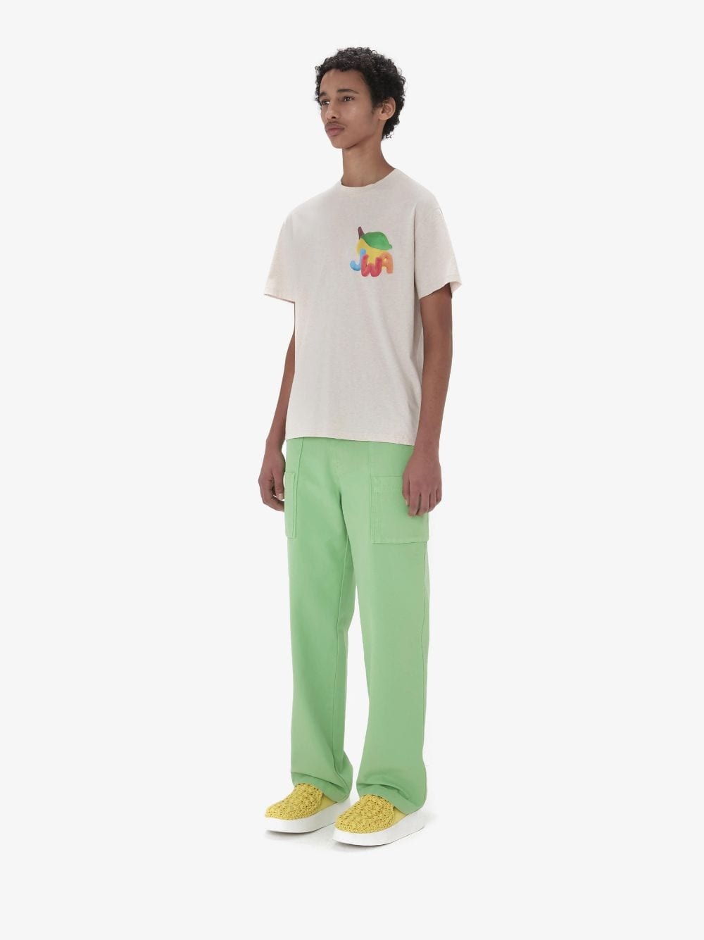 Tシャツ・カットソー JW Anderson JT0225 PG0980 LEMON PRINT T-shirt JW Anderson JWA LEMON PRINT T-SHIRT | REVERSIBLE