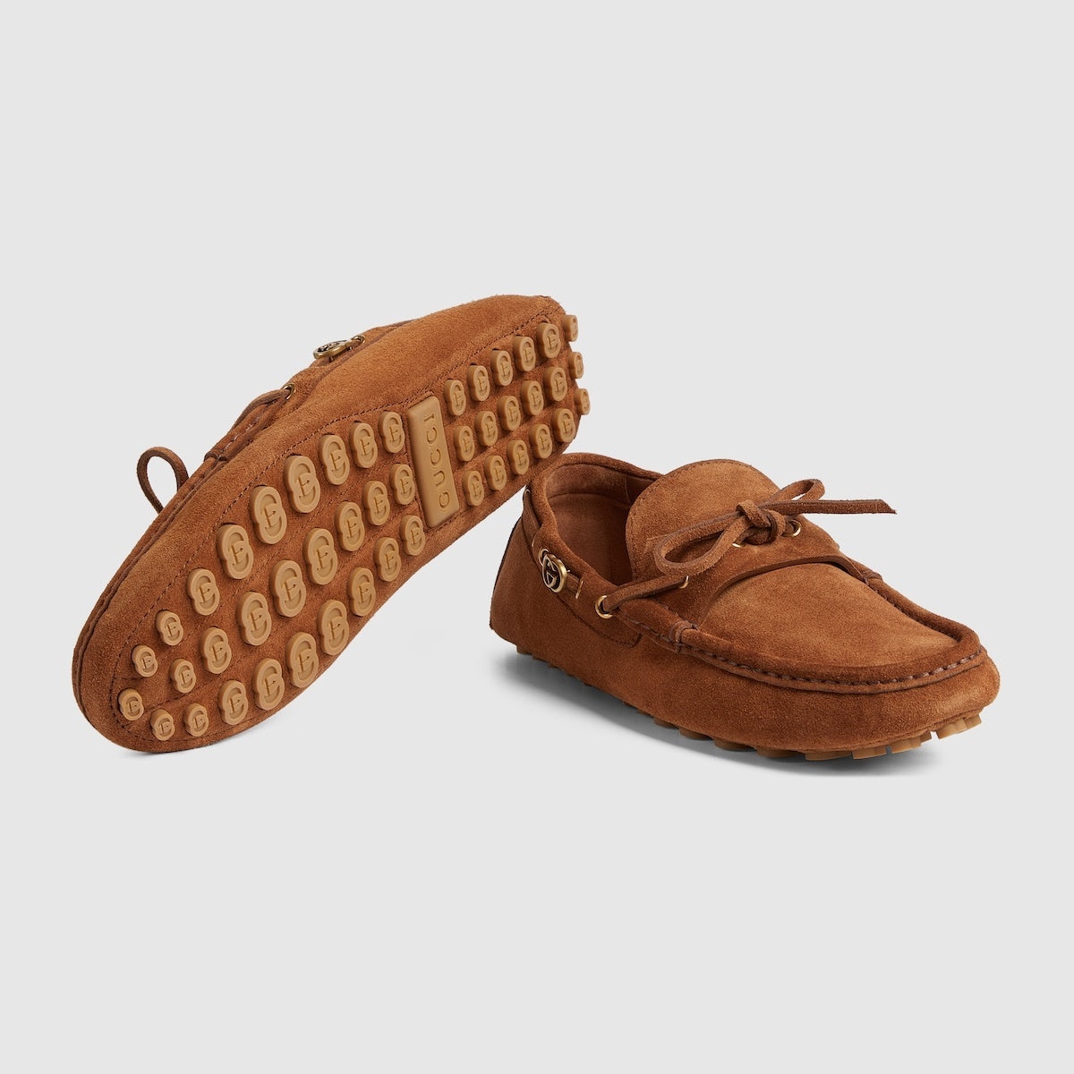 Gucci Interlocking G Leather Drivers - 3