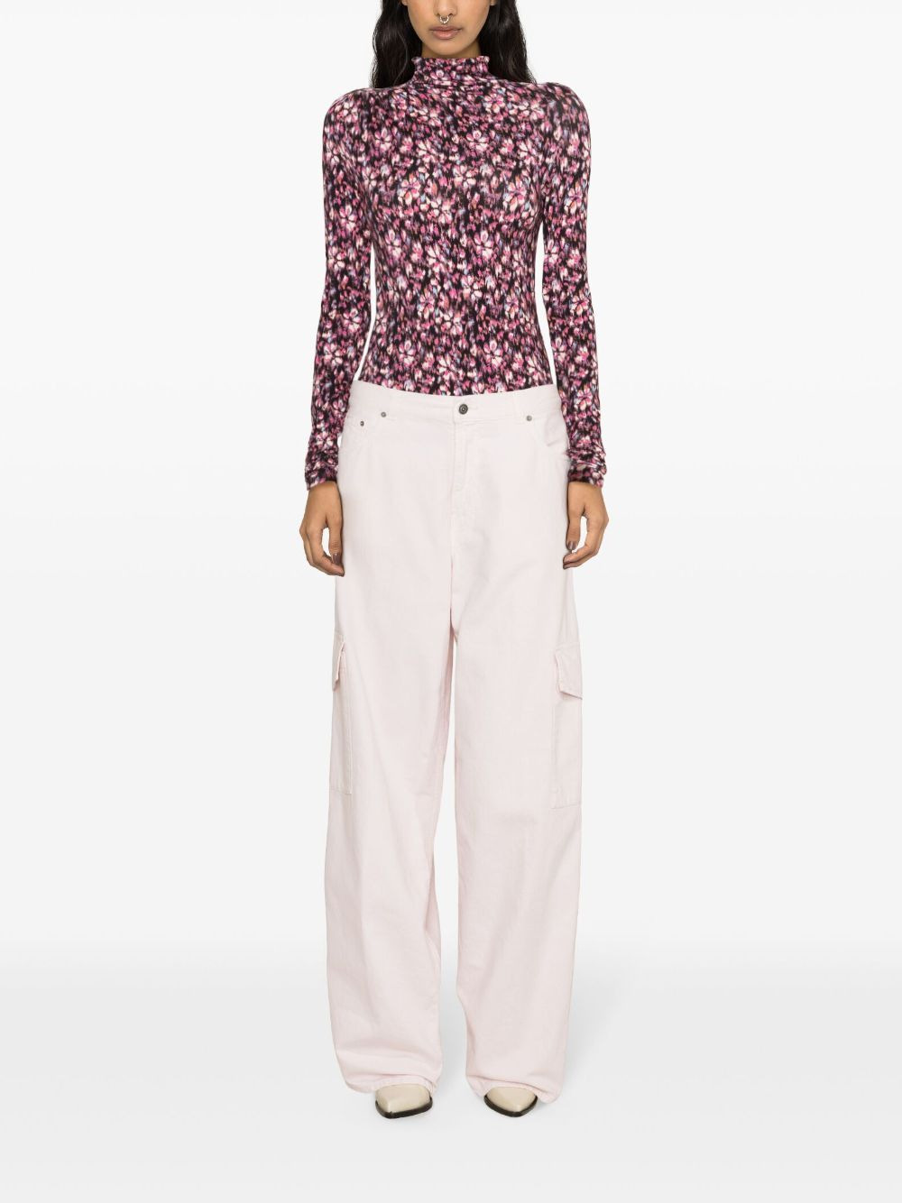 Bethany wide-leg cargo jeans - 2