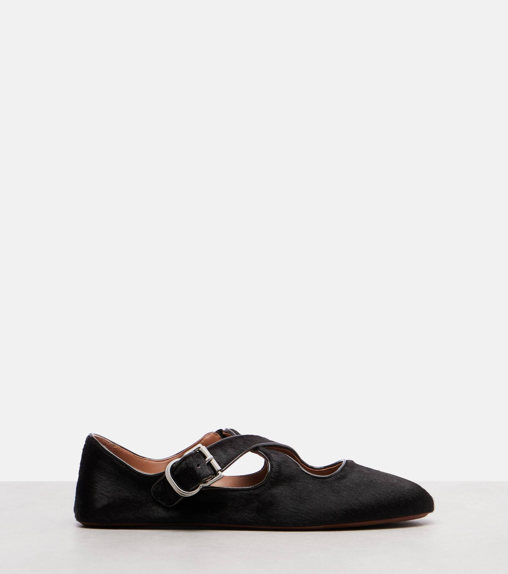 Calf hair ballet flats - 4