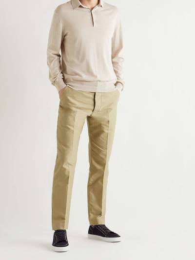 Loro Piana Knitted Cotton Polo Shirt outlook