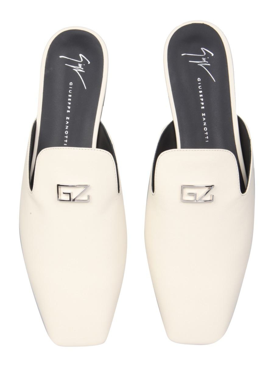 GIUSEPPE ZANOTTI LEATHER SLIPPERS - 2