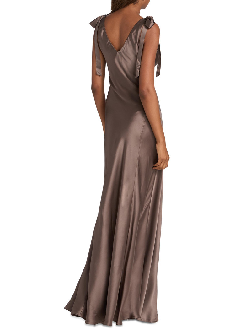 Women's Pernille Silk Tie-Strap Dress - Magnetic 5