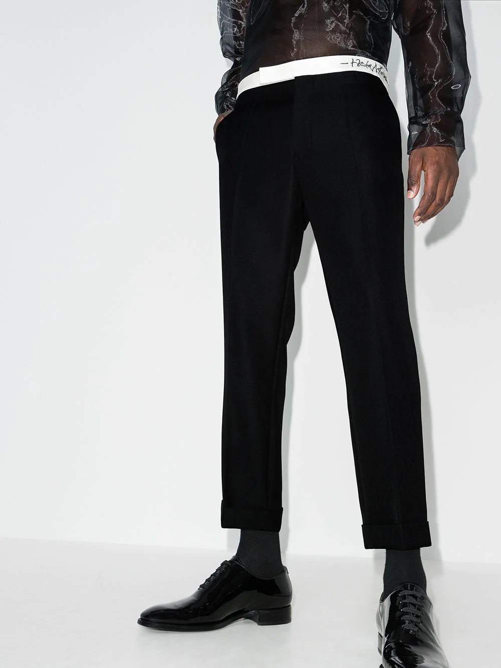 cropped tailored trousers - 2