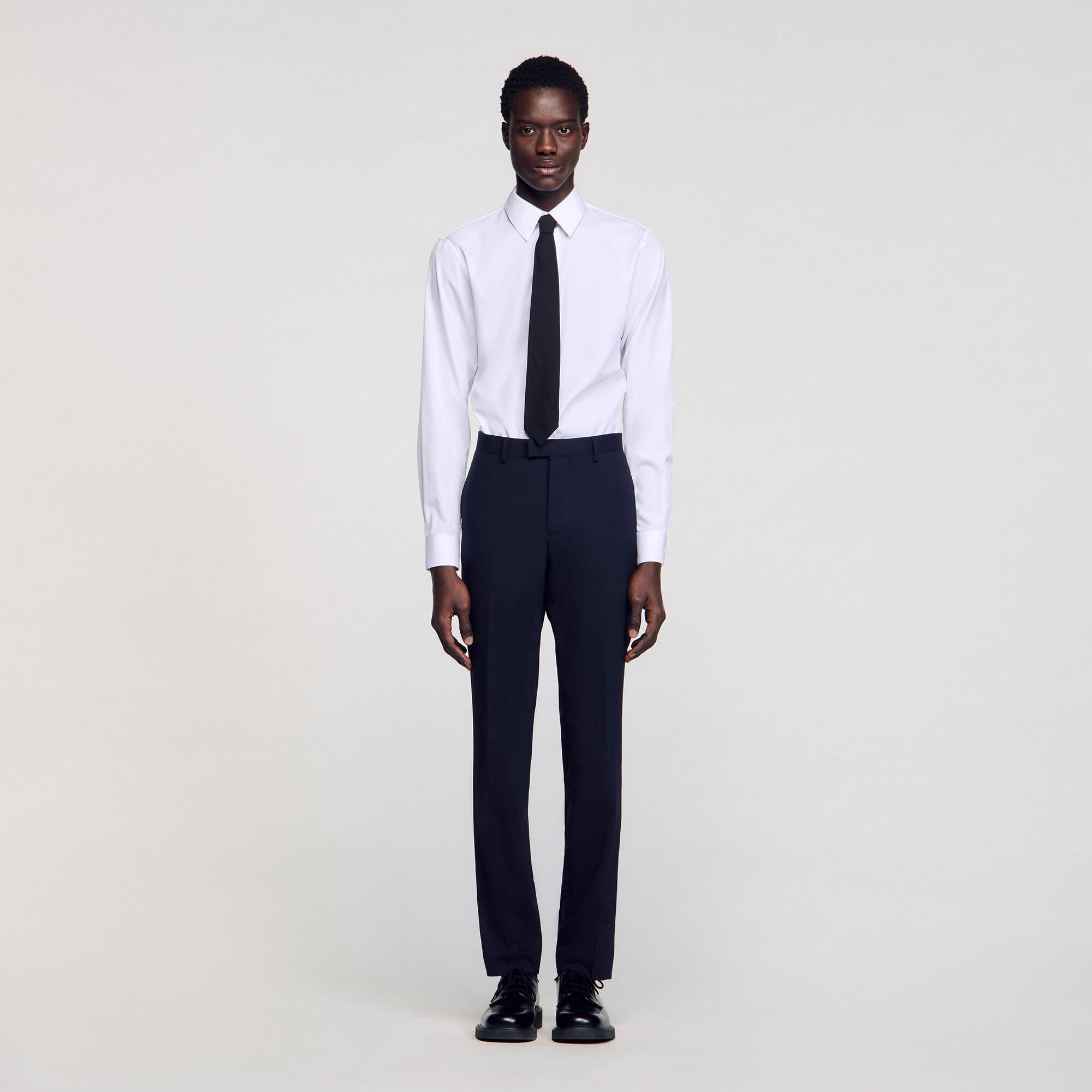 CLASSIC WOOL SUIT PANTS - 3