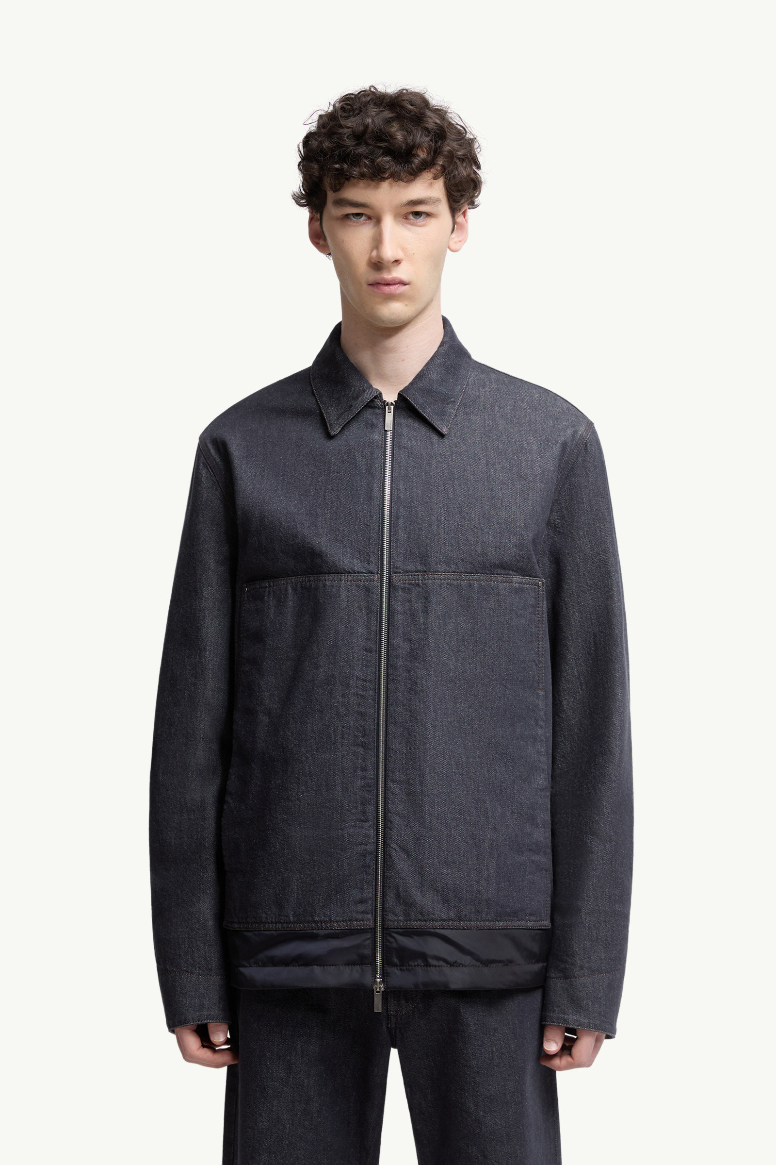 Ormoy Denim Down Shirt Jacket - 3