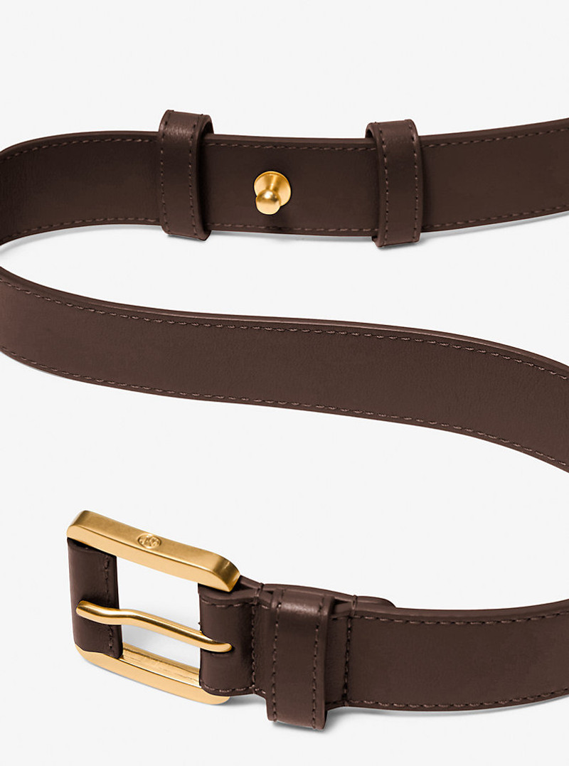 MICHAEL KORS COLLECTION Kaitlin Leather Trouser Belt outlook