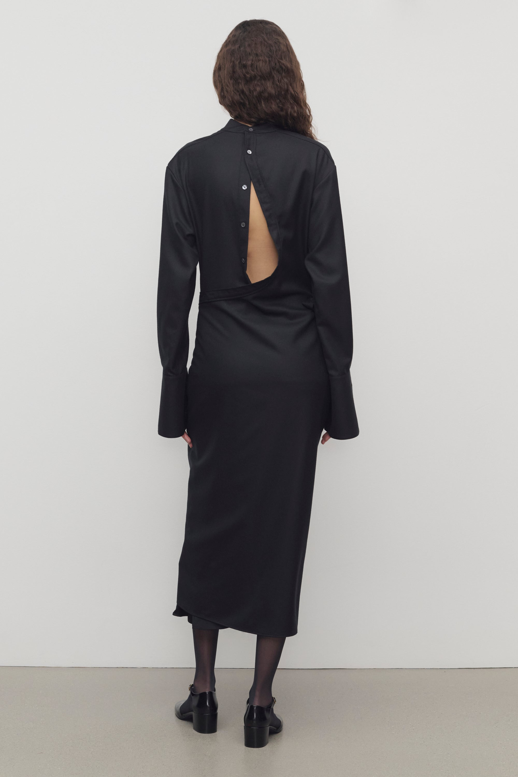 Thalassa Dress in Virgin Wool - 5