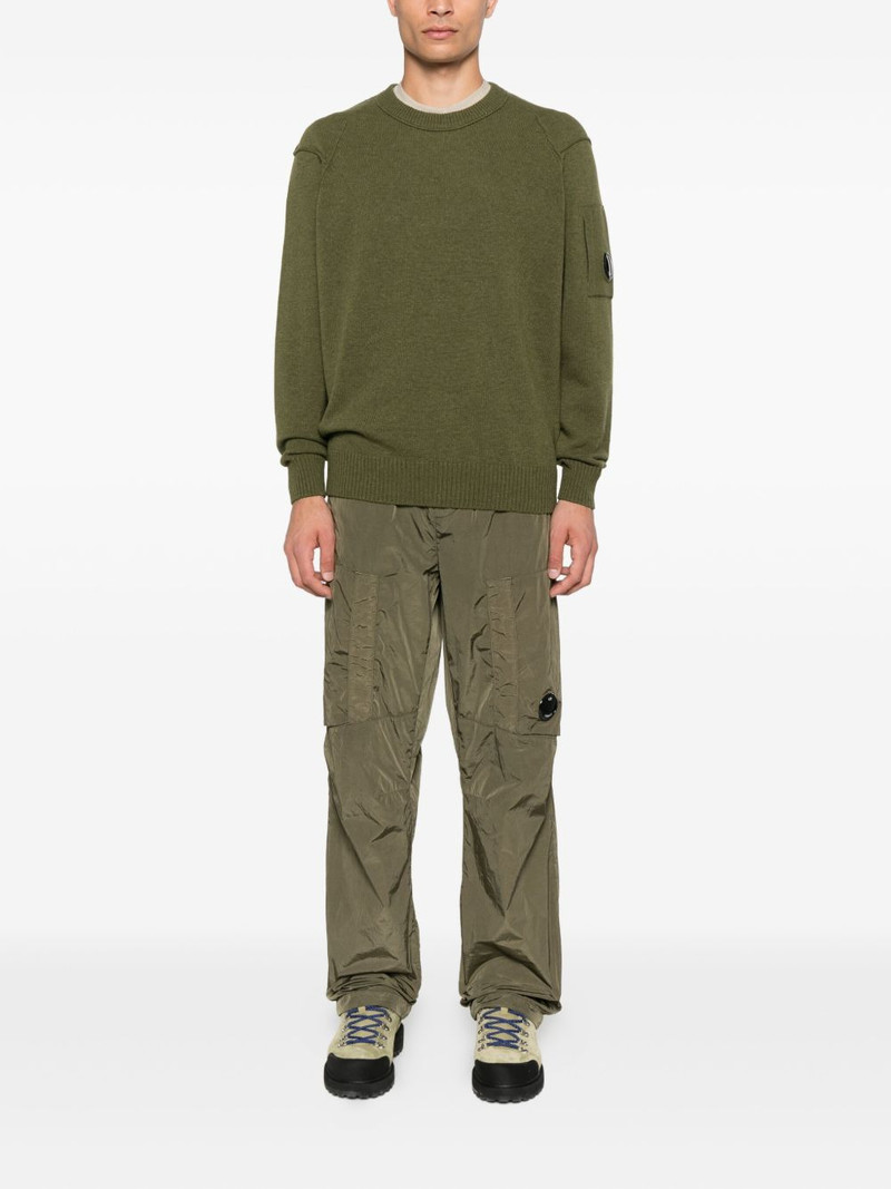 C.P. Company Lens-detail crew-neck sweater outlook
