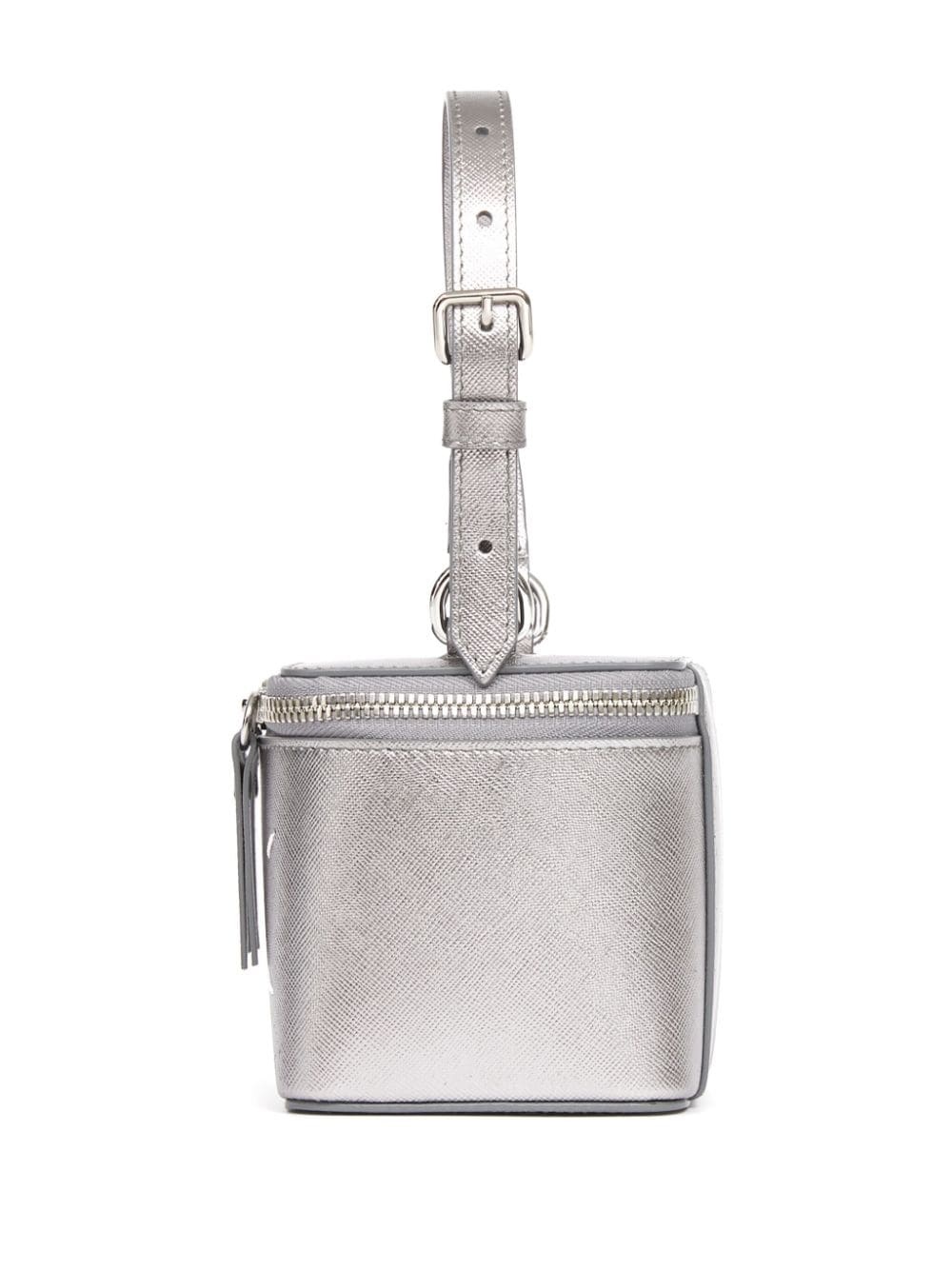 Micro Cube leather tote bag - 3