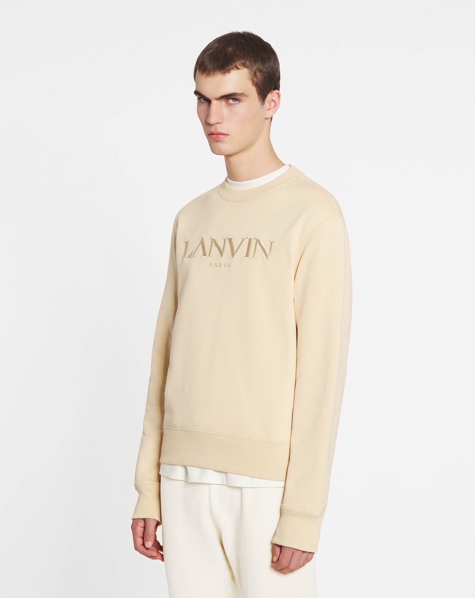 LANVIN PARIS EMBROIDERED SWEATSHIRT - 3