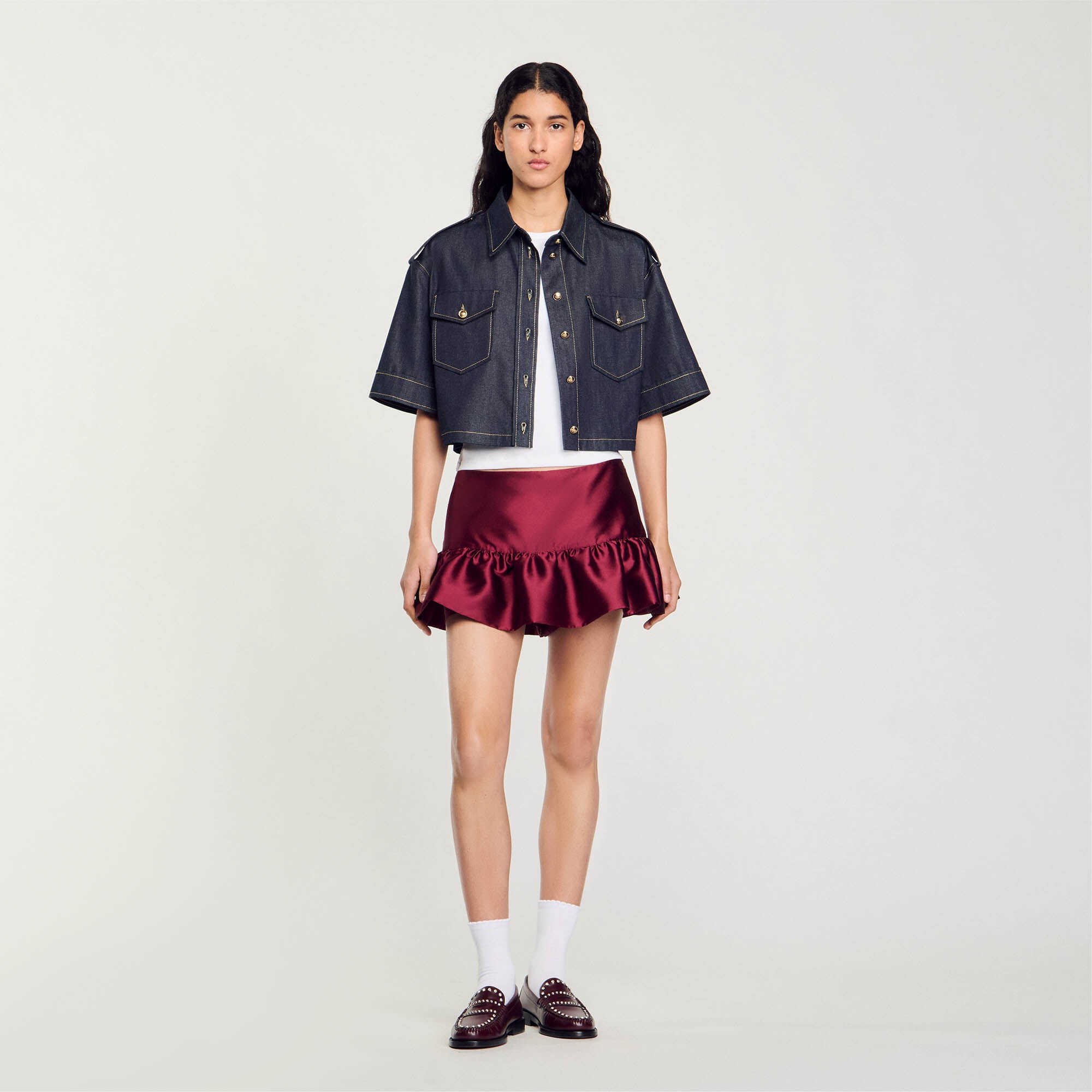 SATIN SKORT - 3